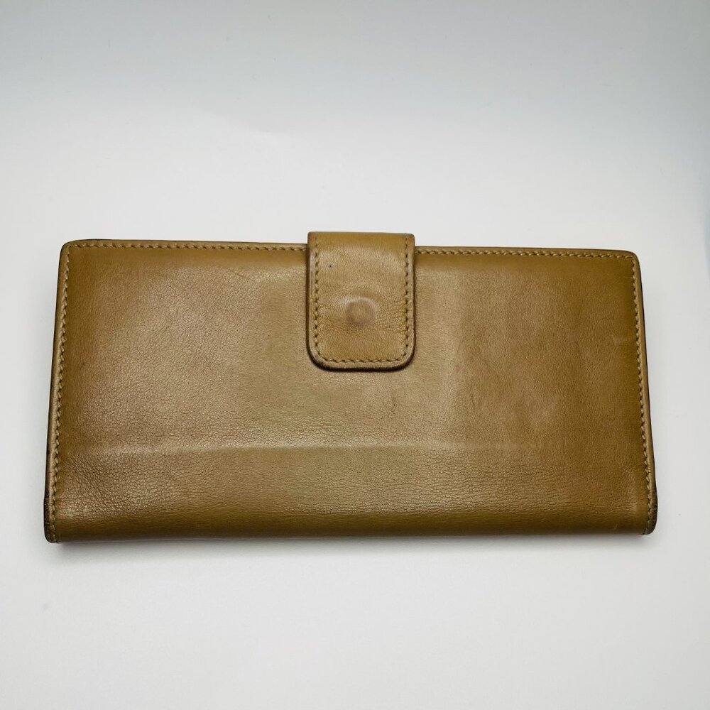 Gucci Bamboo Bi-Fold Leather Wallet in Tan - Preowned - Picture 2 of 10